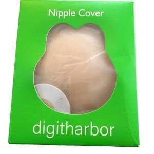 NIB Dight Harbor Ultra Lift Silicone Nipple Covers Adhesive Flesh Color 1PR